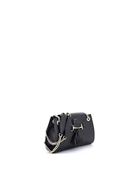 Pre-Owned Gucci Small Emily Chain Flap Shoulder Bag Guccissima Leather