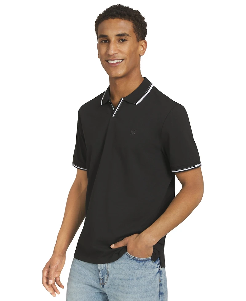 dkny Men's jory stretch jersey polo