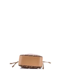 Pre-Owned Fendi Mini Pomodorino Bucket Bag Zucca Coated Canvas