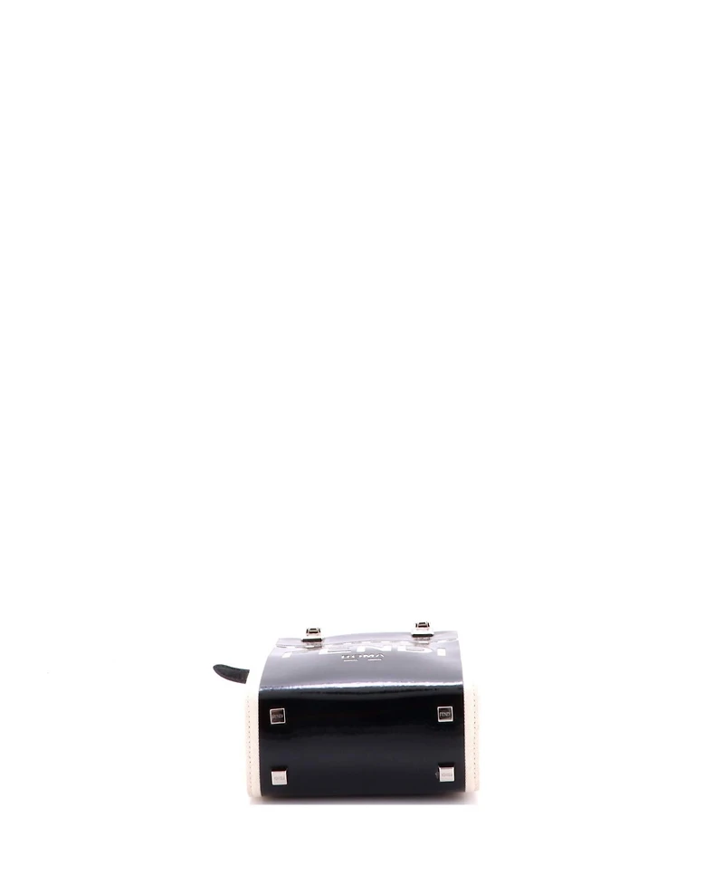 Pre-Owned Fendi Mini Sunshine Shopper Tote Patent and Canvas