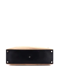 Pre-Owned Fendi Large Cut Out Handle Shopper Tote Canvas