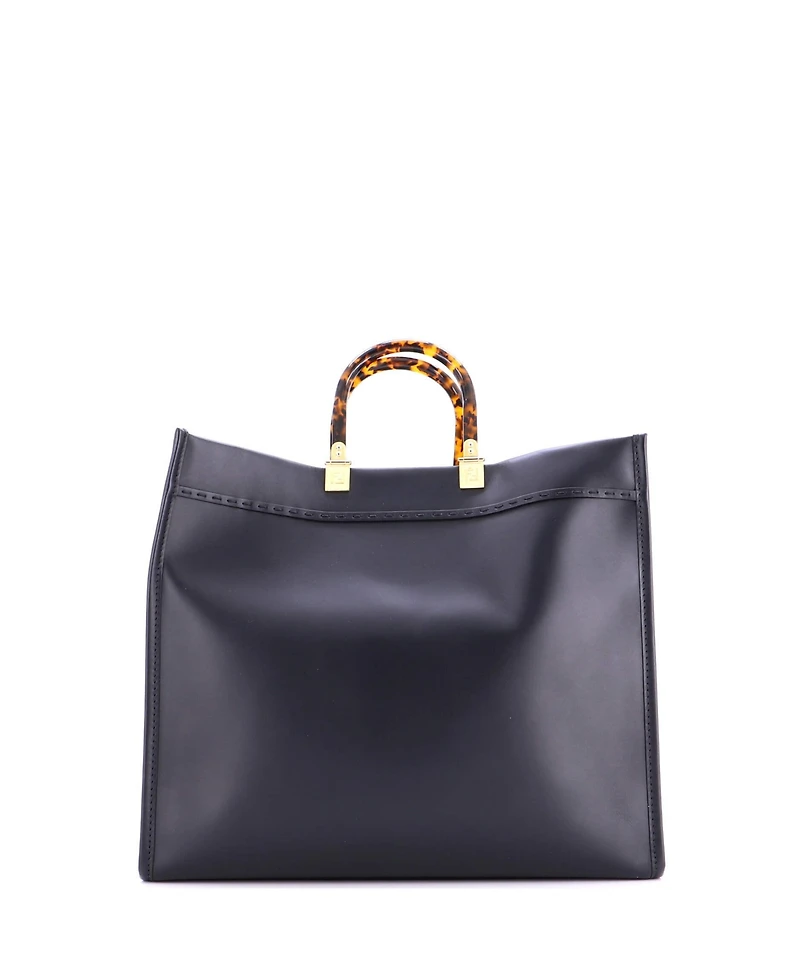 Pre-Owned Fendi Large Sunshine Shopper Tote Leather