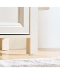 flynama 6 Drawer Minimalist Dresser Sturdy Cabinet for Living Room Home Furniture with Spacious Drawers Easy Assembly