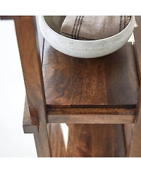 Tikamoon Arko bookcase in solid mango wood