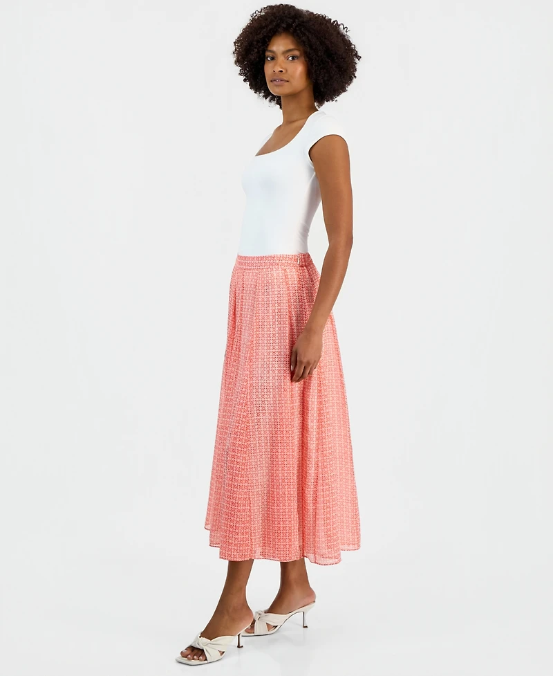 Vince Camuto Women's Pull-On Pleated-Waist Skirt