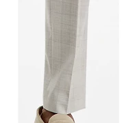 Ted by Baker Men's Modern-Fit Gray Plaid Suit Separate Pants