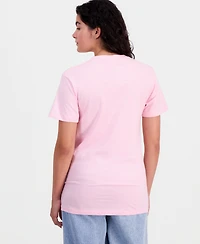 Rebellious One Juniors' Surfing Club Cotton Boyfriend T-Shirt