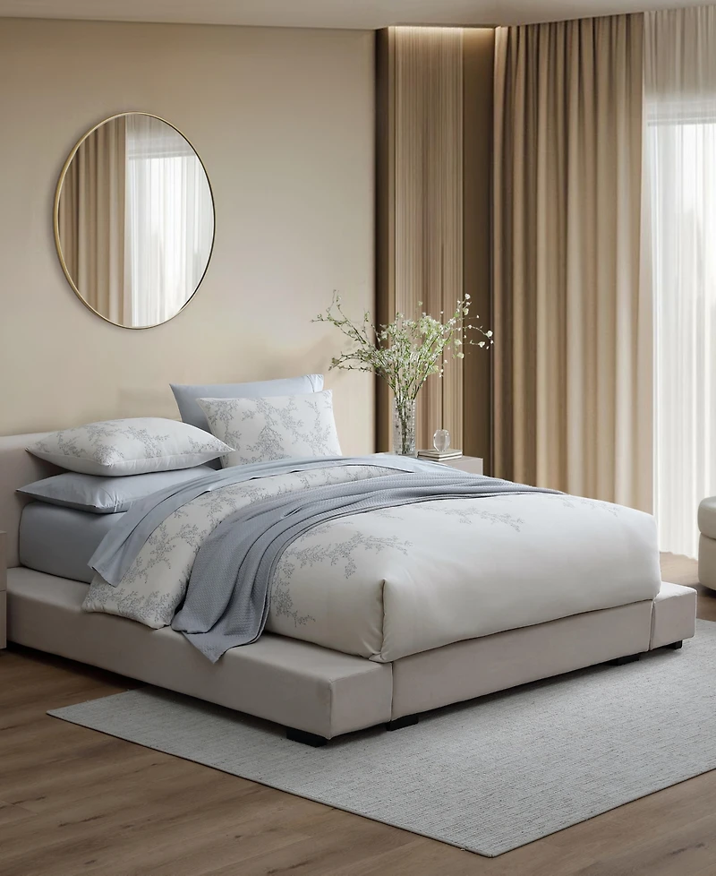 Vera Wang Trailing Vines Cotton 3-Pc. Comforter Set