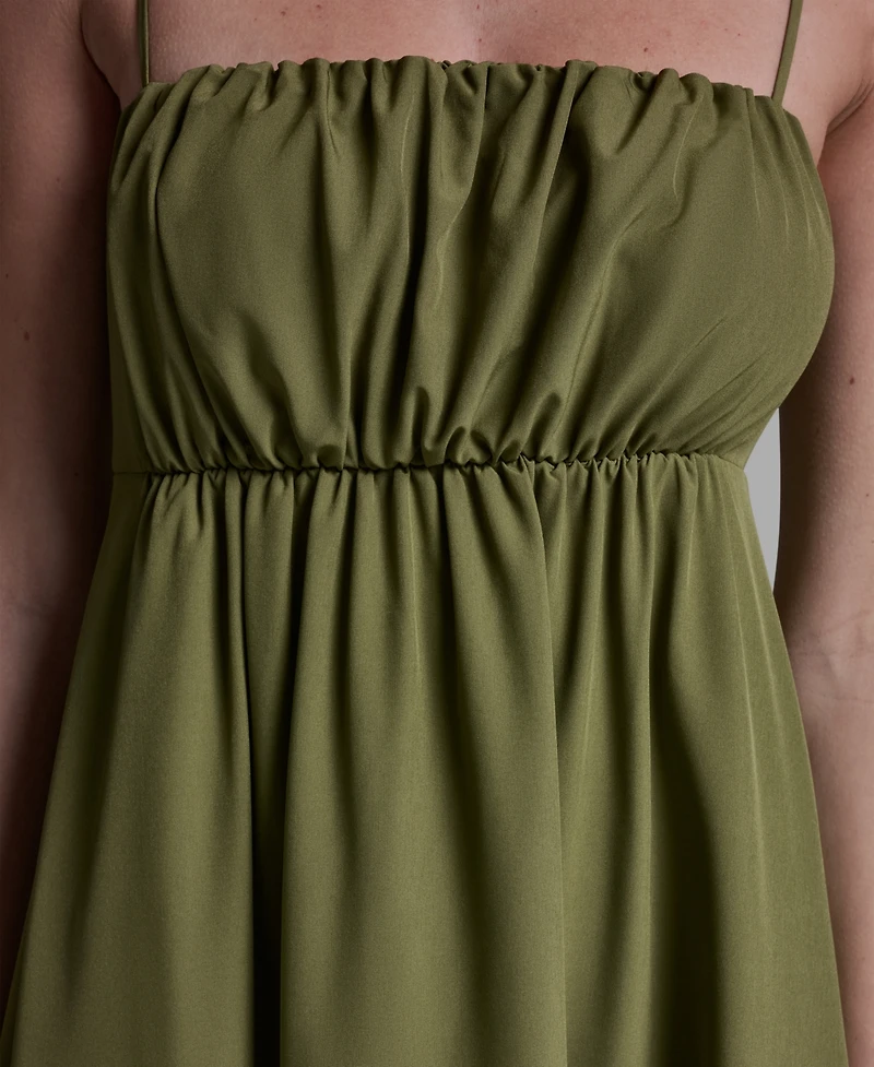 Bcbg Women's Square Neck Midi Dress