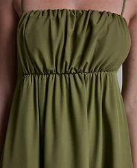 Bcbg Women's Square Neck Midi Dress