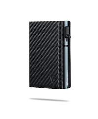 Conceal Plus Men's Card Block Slim Rfid Blocking Credit Card Wallet Pu Carbon