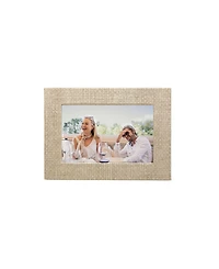Mariposa Coconut Grove Faux Grasscloth Frame, 4" x 6"