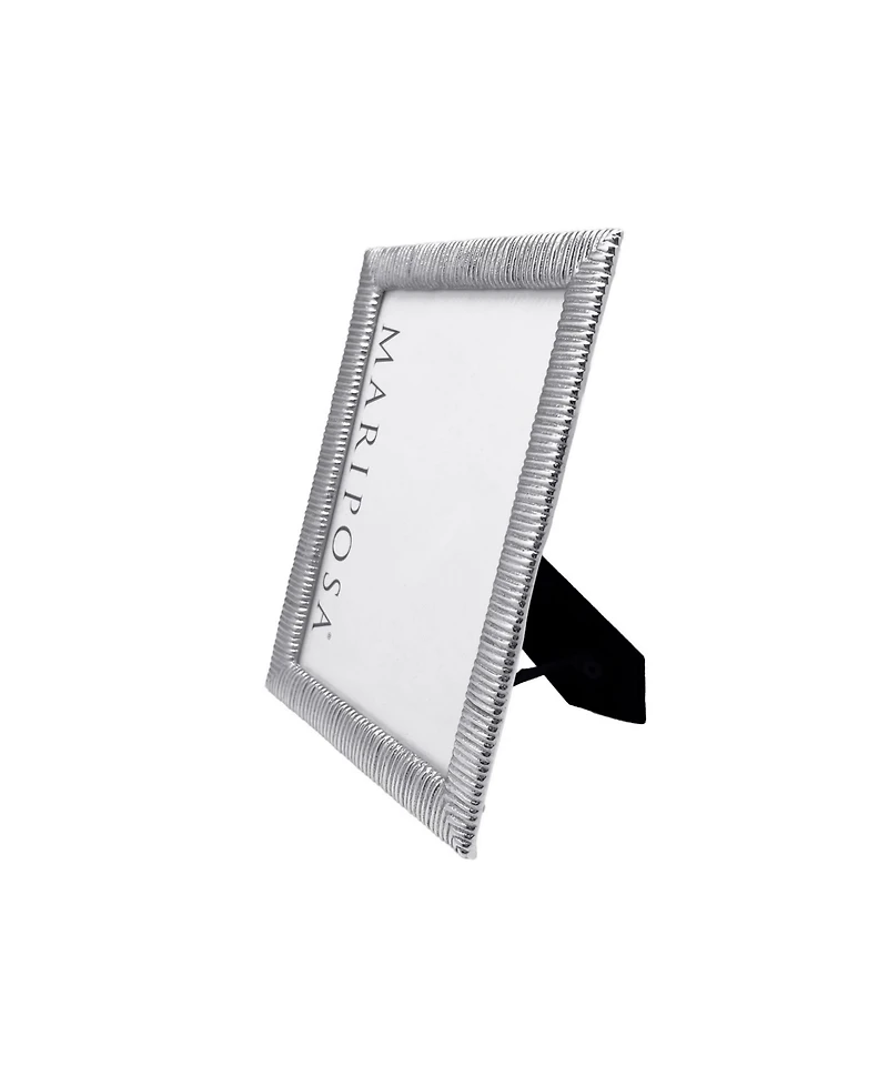 Mariposa Woven Aluminum Frame, 5" x 7"