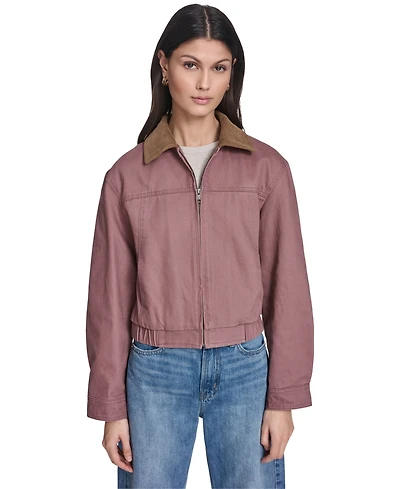 Levi's Women's Zip-Front Laydown Collar Coat