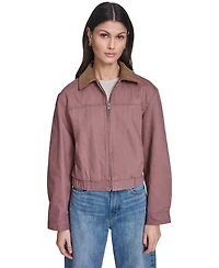 Levi's Women's Zip-Front Laydown Collar Coat