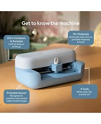 Cricut Joy 2 Rainbow Essential Bundle - Compact Smart Cutting Machine with Smart Vinyl, Smart Iron On, Cardstock, Insert Cards and Printable Vinyl