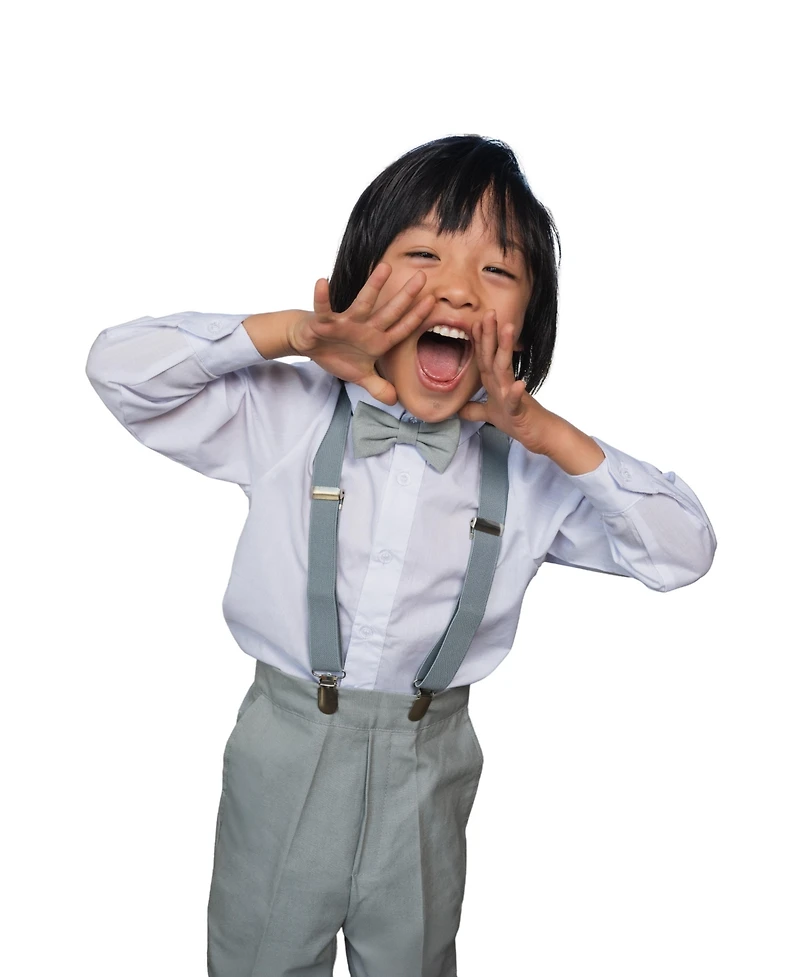 Peanut Butter Collection Little Boys Safari 4-Piece Barn Wedding Set