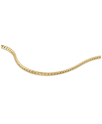 Vincero Women's Serpentine Chain Bracelet in 14k Gold-Plated Stainless Steel