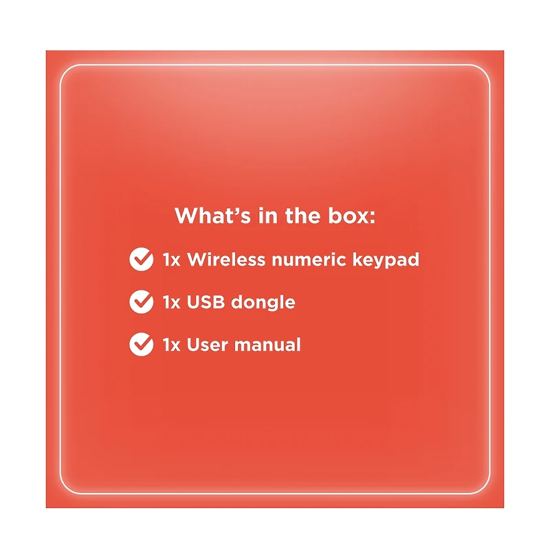 RadioShack 2.4GHz Wireless Numeric Keypad