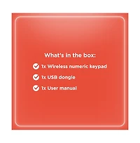 RadioShack 2.4GHz Wireless Numeric Keypad