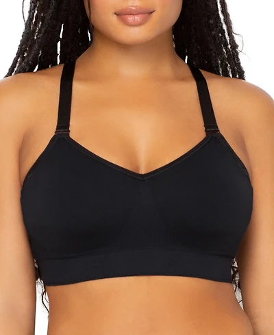Curvy Couture Women's Smooth Seamless Comfort Wireless Bra