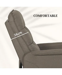 Homcom Lift Recliner Chair, Power Lift Sofa with Quick Assembly, Deep