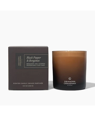 DeAndra Craigman Studios Pepper & Bergamot Candle & Playlist