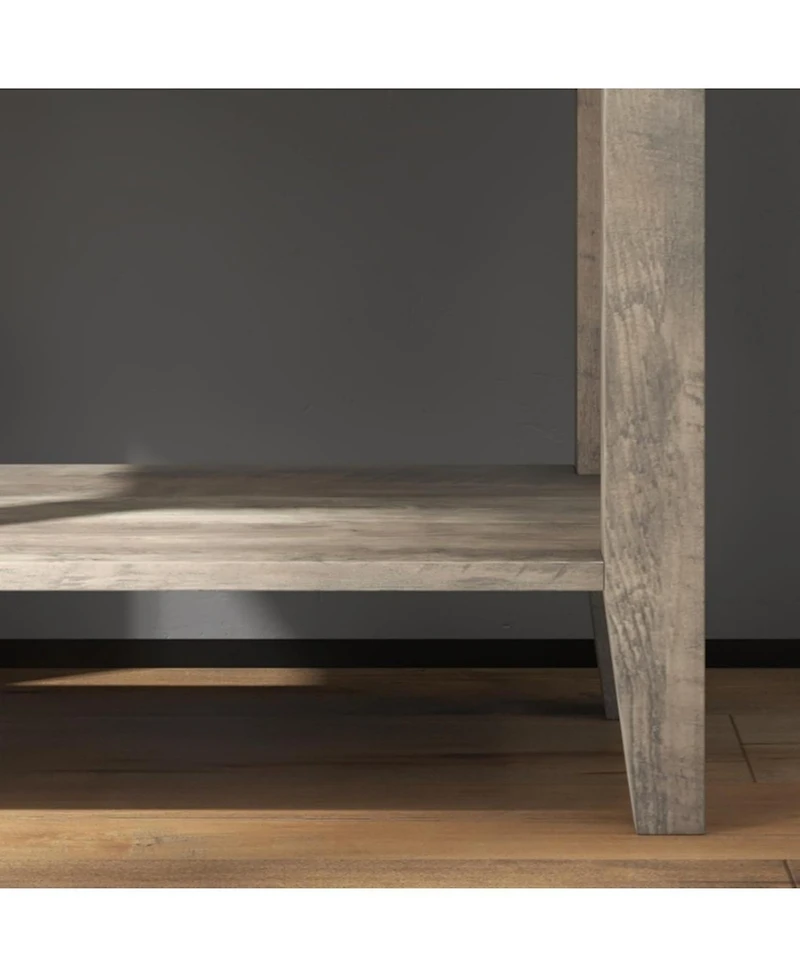 gaomon Wood Bedside Table with Drawer and Storage Shelf Versatile Nightstand End Table for Bedroom Living Room Nursery or College Dorm