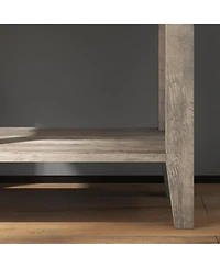 gaomon Wood Bedside Table with Drawer and Storage Shelf Versatile Nightstand End Table for Bedroom Living Room Nursery or College Dorm