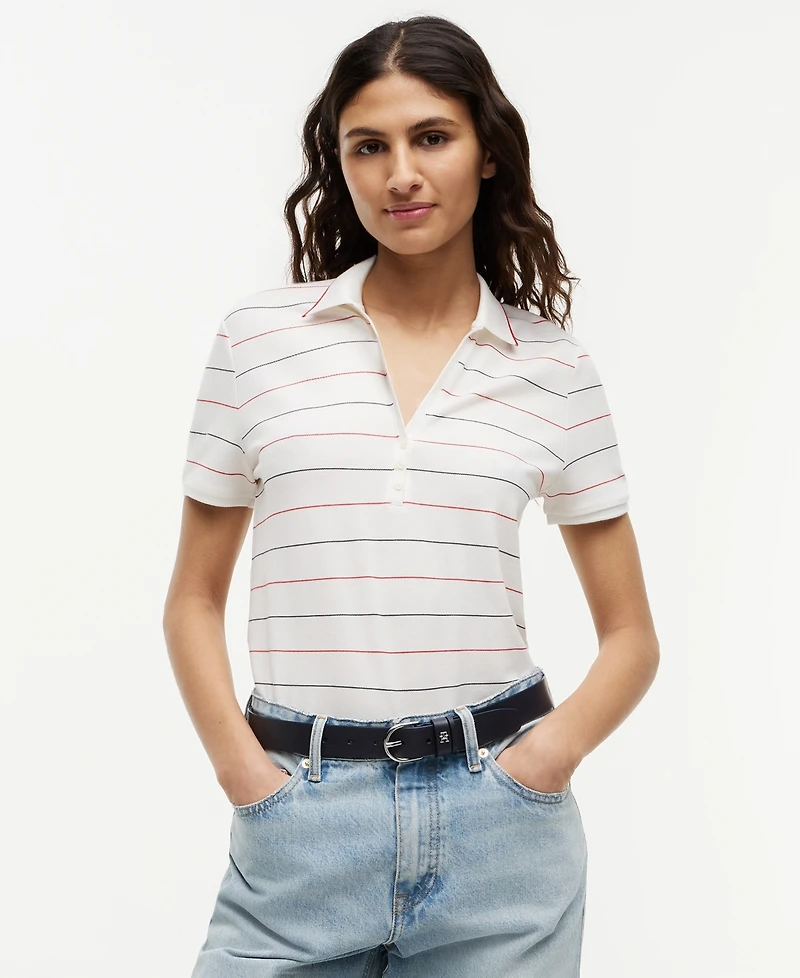 Tommy Hilfiger Women's Henley Polo Shirt