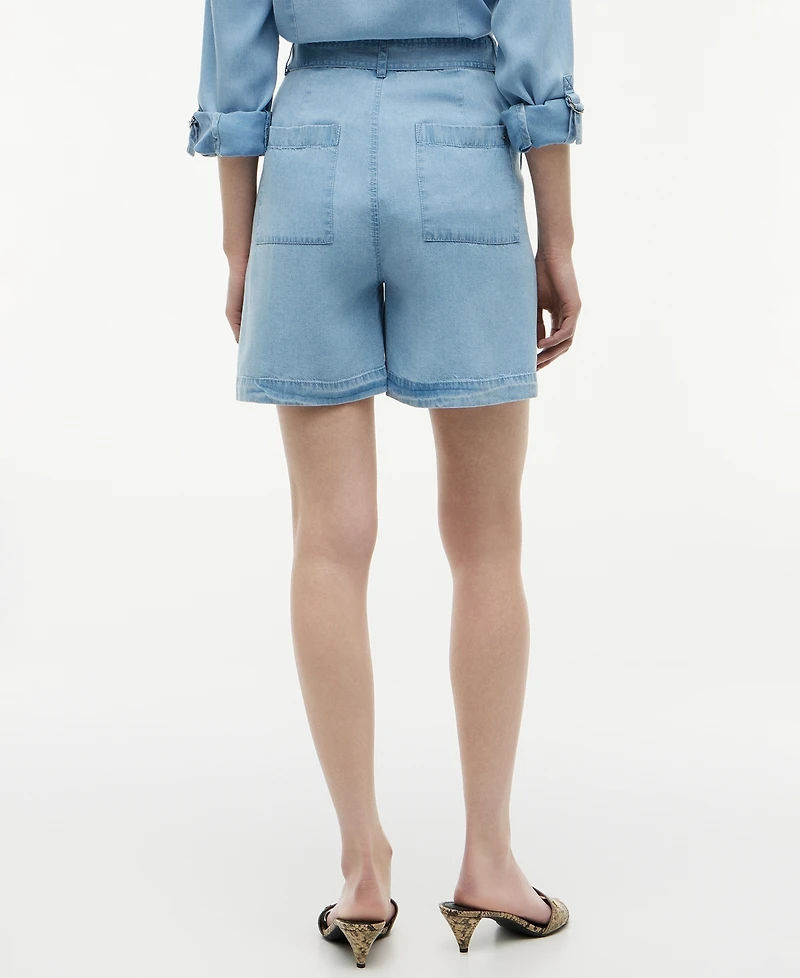 Tommy Hilfiger Women's Chambray Straight Shorts