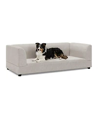 6thdruple Oversized Dog Sofa with Backrest and Armrests for Medium and Large Dogs