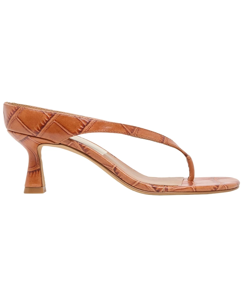 Dolce Vita Women's Doreen Round Toe Thong Dress Sandals