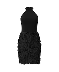 Ivonne Women's Short Halter Neck Dress