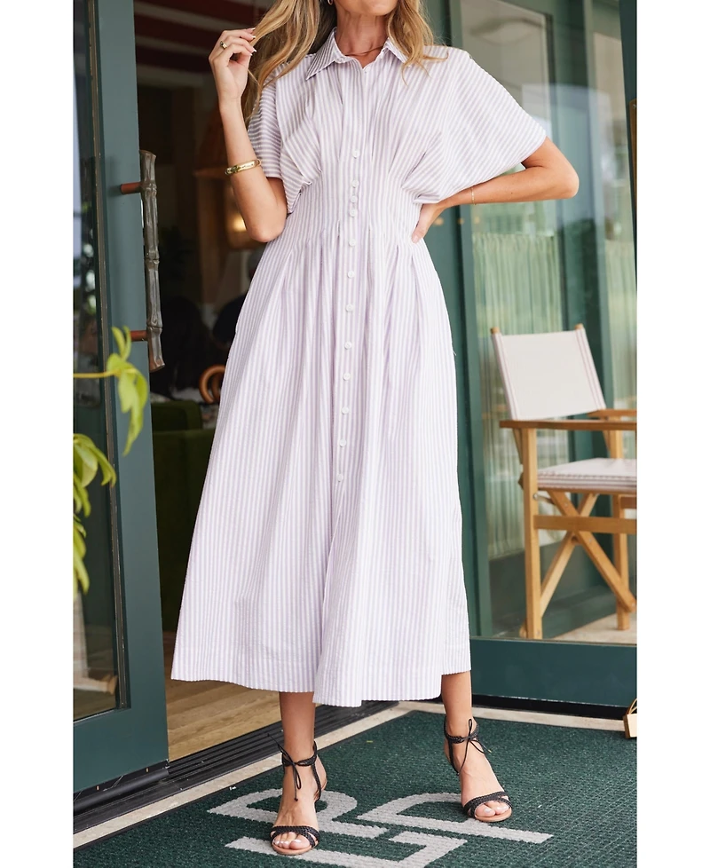 Bishop + Young Women's Bishop + Young Maude Waist Detail Shirtdress