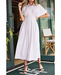 Bishop + Young Women's Bishop + Young Maude Waist Detail Shirtdress