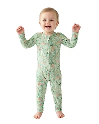 Motette Baby Girls Sage Blossom Bamboo Sleeper