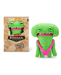 Fuggler Vacay Vibes Smiley O Riley Green Funny Ugly Monster Plush Toy 9 Inch