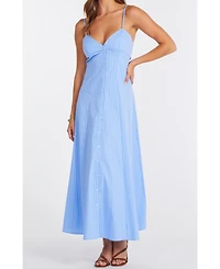 Bishop + Young Women's Adria Poplin Button Front Dress