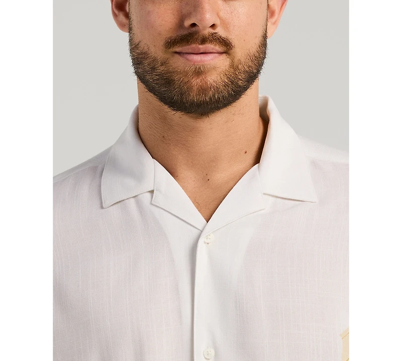 Cubavera Men's Scenic Print Shirt