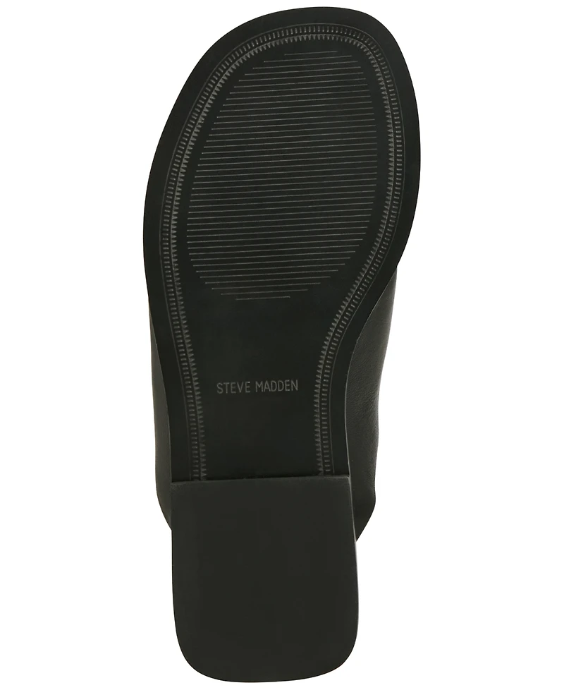 Steve Madden Women's Split Toe Slip-On Flat Sandals