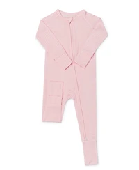 Motette Baby Girls Peony Stripe Bamboo Sleeper