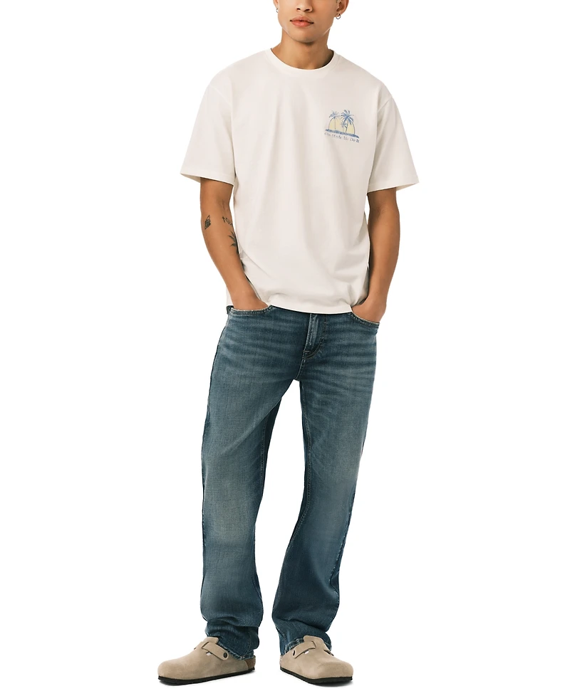 Buffalo David Bitton Men's Tazro Graphic Crewneck T-Shirt