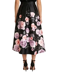 Muse Women's Printed Pleated Midi Skirt