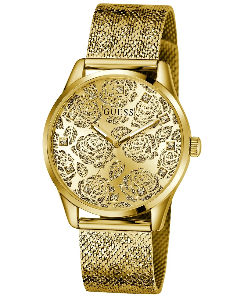 Guess Women's Quartz Gold-Tone Stainless Steel Analog Watch, 36mm
