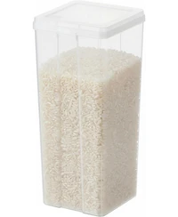 Iris 3.9 Qt Food Storage Containers with Flip-Top Lid, Stackable Pantry and Kitchen Containers, 4 Pack