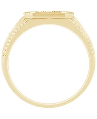 Macy's Men's Diamond (3/4 ct. t.w.) Ring Gold Vermeil over Sterling Silver
