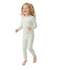 Motette Toddler Girls Lavender Lane Bamboo Pajama Set