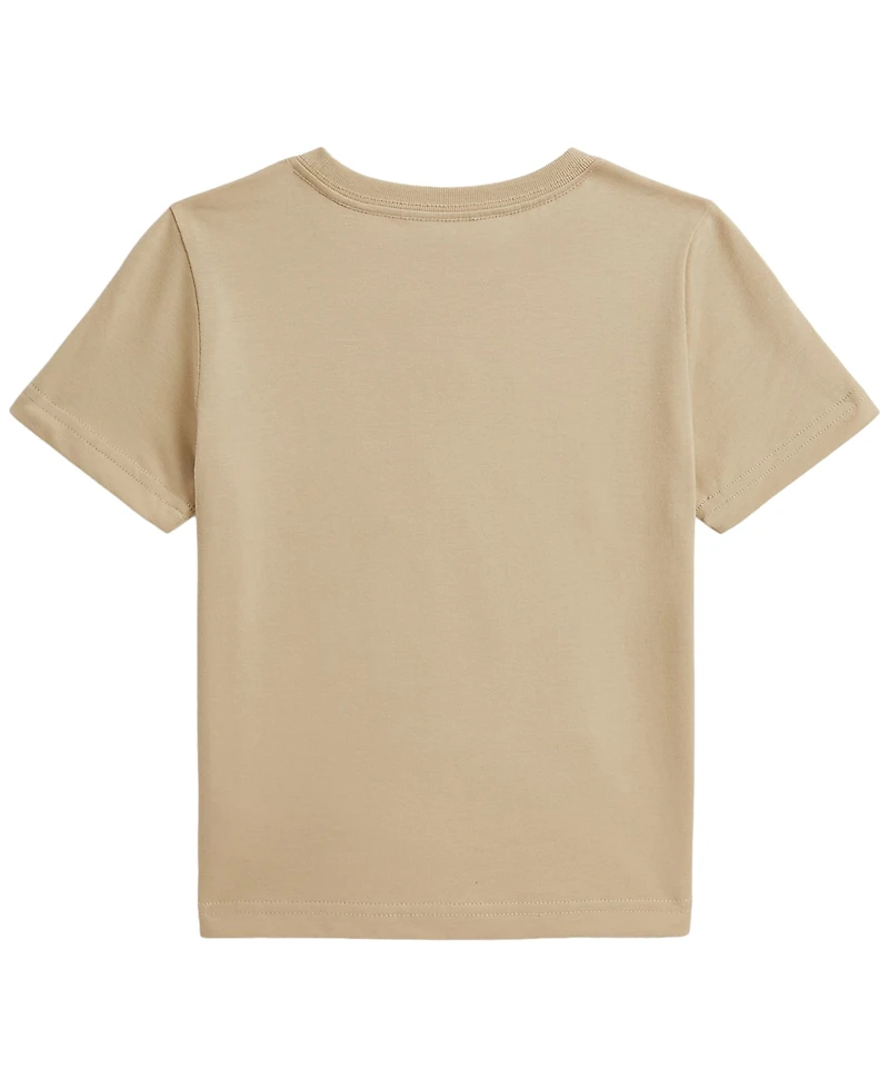 Polo Ralph Lauren Boys' 2-7 Madras-Logo Jersey T-Shirts