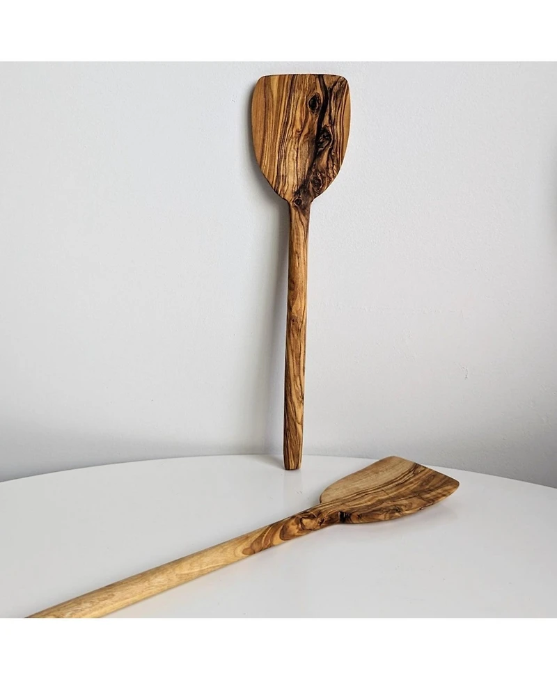Gharyan Stoneware, Olive Wood Pancake Spatula